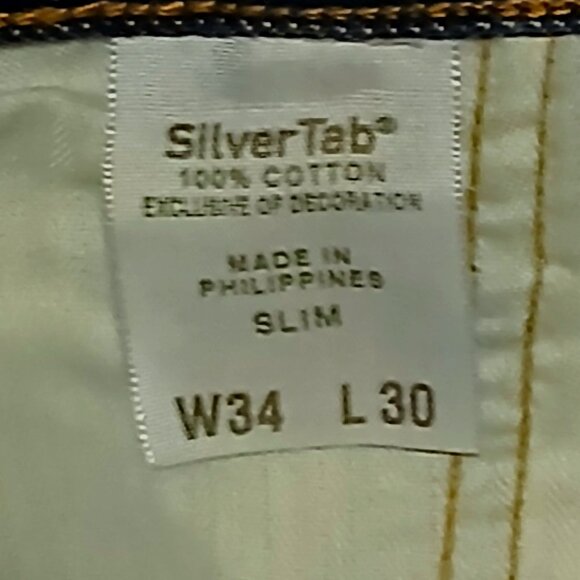 🔥🔥ON SALE Levi's Silver Tab Ltd Vintage Jeans Premium Men 34 501 Like New Y2K - Picture 7 of 7